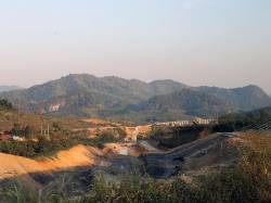 Construction of China-Laos Railway near Nateuy, Laos. By FAN Lixue Diana, 2019.