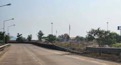 Customs facilities at Friendship Bridge Number 2, Thai-Myanmar Border, Mae Sot, Thailand. By Ashley Scott Kelly, 2024.