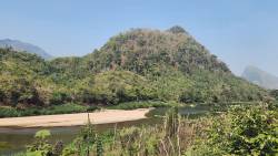 Karen/Kayin State, Myanmar viewed from Tak province, Thailand. By Ashley Scott Kelly, 2024.