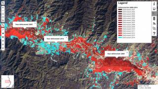 Deforestation 2000-2014 (DCAM online), 2015.