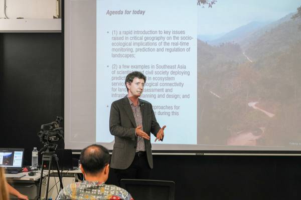 Ashley delivers public lecture at Silpakorn University: Landscape and Planning in the Predictive State. By Silpakorn University, 2025.